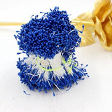 Christmas Gift 900pcs/lot Random Mixed Double Heads DIY Artificial Mini Pearl Flower Stamen Pistil 1mm Floral Stamen For Wedding Decoration DIY