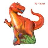 1pc Giant Dinosaur Foil Balloon Boys Animal Balloons Children's Dinosaur Party Birthday Decorations Helium Balloons Kids Toys