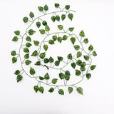 210CM Artificial Fake Vine Ivy Plant Silk Green Leaf Artificial Leaves For Festival Wedding Party Home Decoration Wall Hanging