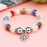 ZOSHI Crystal Butterful Bracelet & Bangle Elastic Heart Bracelets For Women Handmade Shambhala Beads pulseira masculina