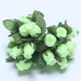 Cifeeo 36/72/144pcs Mini Artificial Flower Silk Rose Flower Bouquet for Wedding Party Home Decoration DIY Wreath Scrapbook accessories