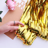 Back to school decoration  Cifeeo  Birthday Party Backdrop Curtais Fringe Tinsel Foil Rain Curtain Kids Unicorn Party Wedding Backdrop Photo Booth Wall Drape Decor