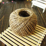 Christmas Gift JOY-ENLIFE Wedding Decoration Jute Twine 30Meter Natural Sisal 2mm Rustic Tags Wrap Crafts Twisted Rope String Cord Events Party