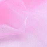 10m/lot 72cm wide Sheer Crystal Organza Tulle Roll Fabric for Wedding Decoration DIY Arches Chair Sashes Party Favor Supplies