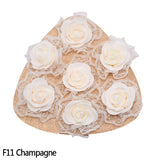 50pcs 3.5cm Artificial Lace Foam Rose Flower Heads for Wedding Decoration DIY Wreath Head Flowers Gift Scrapbooking Crafts