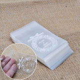 100Pcs Christmas Cookie Candy Package Gifts Bag DIY Self Adhesive OPP Bags For Xmas Home Party Packing Decoration Baking Supply