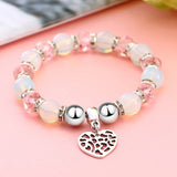 ZOSHI Crystal Butterful Bracelet & Bangle Elastic Heart Bracelets For Women Handmade Shambhala Beads pulseira masculina