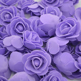 50-200pcs 3cm PE Foam Rose Artificial Flowers Wedding Party Accessories DIY Craft Home Decor Handmade Flower Head Wreath Supplie