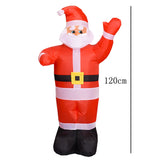 Christmas Gift Christmas Inflatables Tree Airblown Santa Claus Climbing Tree Chased by Puppy Dog Lighted for Home Outdoor Yard Lawn Decorations