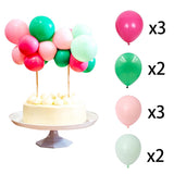 Christmas Gift 1pack 5 Inch Balloon Cake Topper Cloud Shape Confetti Balloon Cake Topper balons for Birthday Baby Shower Wedding Decoration