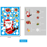 Christmas Gift Christmas Sticker Santa Claus Xmas Elk Snowflake Faceless Doll Window Stickers Merry Christmas Feliz Navidad Decor For Home 2022