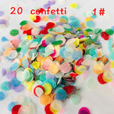Cifeeo  2Pcs Multicolor Paper Scrap Foil Confetti Salute Confetti Holding Pusher Tube Birthday Party Christmas Anniversary Wedding Decor