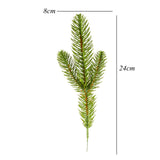 Christmas Gift 1Pack Christmas Fake Plants Pine Branches For Christmas Tree Wreath Decorations Xmas Tree Ornaments Kids Gift Supplies