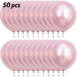 Back to school  decoration  50Pcs 12'' Top Quality Metallic Latex Balloon Thick Metal Chrome Alloy Ballon Adult Wedding Birthday Party Decorations Supplies