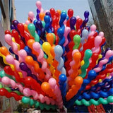 Cifeeo  10/20/30Pcs Screw Twisted Latex Balloon Spiral Thickening Long Balloon Bar KTV Party Supplies Strip Shape Balloon Inflatable Toy