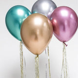 Back to school  decoration  50Pcs 12'' Top Quality Metallic Latex Balloon Thick Metal Chrome Alloy Ballon Adult Wedding Birthday Party Decorations Supplies