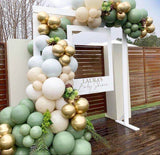 Cifeeo  119pcs New Retro Color Bean Paste Green Balloon Arch Garland Kit  Wedding Hawaiian Party Birthday Ballons Globos Decoration