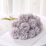 Cifeeo 1/5pcs Dandelion Flower Ball Simulation Bouquets Artificial Flower Wall Fake Flower Home Decoration Wedding Holding Flower