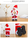 Christmas Gift Newfangled Electric Christmas Music Toys X’mas Santa Snowman Gift Decoration Creeping Crafts Rollng-over Ornaments Present