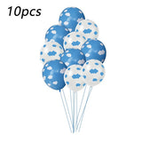 12 Inch Kids Birthday Party Supplies Air Ball Blue White Cloud Balloon And Boy Airplane Toy Birthday Decoration Hawaiian Theme