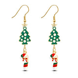 Christmas Gift Christmas Ornaments Earrings Pendant Santa Claus Xmas Tree Santa Jingle Bells Ear Accessories New Year 2023 Gifts Natal Noel