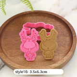 Christmas Gift Christmas Cookie Plunger Cutters Fondant Cake Mold Biscuit Sugarcraft Cake Decorating Tools