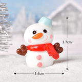 Christmas Gift Cartoon Mini Santa Claus Snowman Cake Decorations Merry Christmas Decor For Home Happy New Year 2022 Naviidad Cupcake Decor Gift