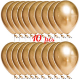 Back  To School Cifeeo 10/20 Rose Confetti Latex Transparent Balloons Metallic Confetti Ballon Baby Shower Kids Birthday Party Wedding Decoration Ball