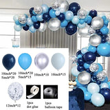 Cifeeo Boy Baptism Decoration Balloon Arch Kit Navy Blue Balloons Baby Shower Decoration Birthday Boy Arche Ballon Anniverssaire