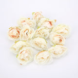 10PCS 4cm Artificial Flower Head Silk Peony For Wedding Decoration Party DIY Handmade Wreath Gift Scrapbooking Craft Fake Flower