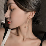 New Classic Pendant Peach Heart Love Modeling Ear Line Fashion Korean Jewelry For Woman Party Girl’s Dangle Earrings