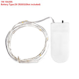 LED String light Silver Wire Fairy Garland Home Christmas Tree Wedding Curtain Party Decoration Holiday lighting