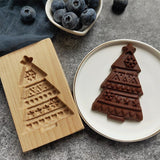 Cookie Mold Cutter Wooden Gingerbread Cookie Cutter Mold Press 3D Cake Embossing Baking Mold Tools Rose Biscuit Provance Cookie