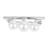Pearl Brooches Women Clothes Coat Decoration Sweater Cardigan Clip Brooch Jewelry for Women Girl Party Decoration
