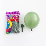 Cifeeo 153Pcs/set Jungle Party Balloon garland Avocado Green khaki balloon Garland Maca Gray Balloons Birthday Party Baby Shower Decor