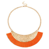 New Acrylic Punk Vintage Fashion Necklaces &Pendants Women Statement Necklace Gradient Drops Choker Maxi Colar Feminino