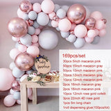 Balloon Garland Arch Kit Latex Air Balloons Chains Baloon Stand Wedding Birthday Party Ballons Girl Boy Baby Shower Party Deco