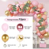 Rose Gold Balloon Arch Garland Kit Wedding Birthday Baloon Birthday Party Decor Kids Baby Shower Latex Confetti Ballon