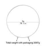 Circle Wedding Props Birthday Decor Wrought Iron Round Ring Arch Backdrop Round Arch Lawn Artificial Flower Row Stand Wall Shelf