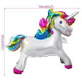 Unicorn Party 3-tier Cup Cake Stand Paper Plates Cups Balloon Birthday Party Decoration Kids Unicornio Party Girls Baby Shower