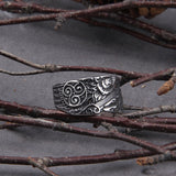 Christmas Gift Never Fade Stainless Steel Viking Raven Statement Rings Men Vintage Nordic Viking Totem Odin Men Rings Jewelry