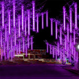 Christmas Rain Light Outdoor Meteor Shower Light 50CM Falling Rain Drop Icicle Light Wedding Holiday Fairy Garland Light