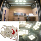 Christmas Gift 5x4 LED Interior Lights Kit For Trailer Lorries Car Roof Light Kit Van Interior Ceiling Light Glow In The Dark Led Sticker Light