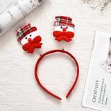 Christmas Gift Red Christmas Hair Band Cartoon Santa Claus Snowman Antlers Headband Merry Christmas Decor Adult Kids Naviidad Gifts Noel Toys