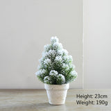 Christmas Gift Christmas Tree DIY Decorations For Home Mall Hotel Artificial Snowflake Cedar Pine Cone Trees Party Wood Xmas Hanging Ornaments