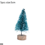 Christmas Gift Fake Pine Tree Mini Artificial Christmas Tree Mini Sisal Tree Miniature Tree Christmas Party Photo Prop For Christmas Ornament