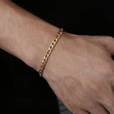 Cifeeo 2022 New Trendy Figaro Chain Men Bracelet Simple Punk Stainless Steel Chain Bracelet For Men Jewelry Gift