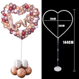 Christmas Gift 7/11 Tubes Air Balls Stand Stick Baloon Stand Holder Wedding Decoration Metallic Balloons Adult Birthday Balloons Party Supplies