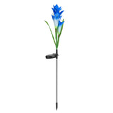 Outdoor LED Solar Light RGB Color Lily Garden Flower Waterproof Decorative Light Solar Courtyard Lawn Porch Path Night Light