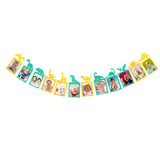 WEIGAO 1st Birthday Party Photo Garland Baby Shower First Birthday Girl Boy Party Monthly Picture 1-12 Months Photo Props 1 Year